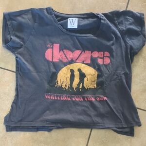 Kids Graphic Tee - Blue with Pink and Yellow Design